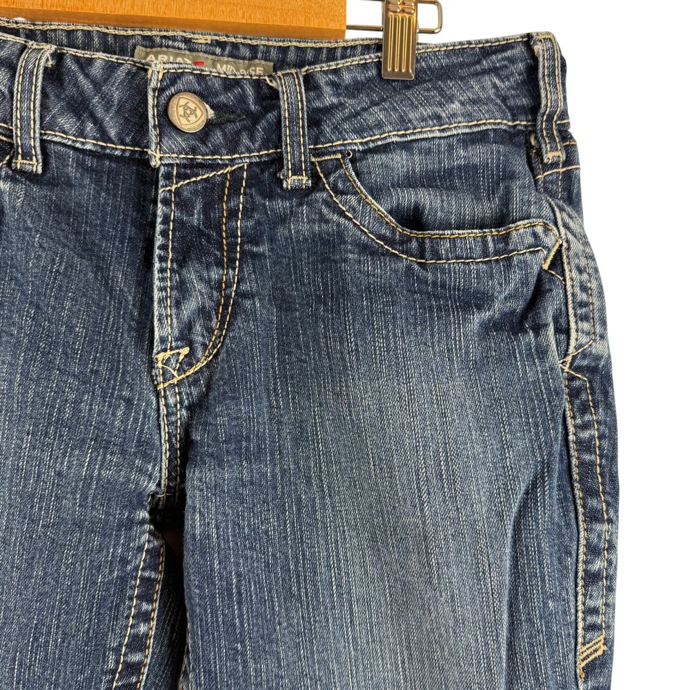 Ariat‎ FR Bootcut Jeans Womens 28S Blue Mid Rise Flame Resistant 10016176